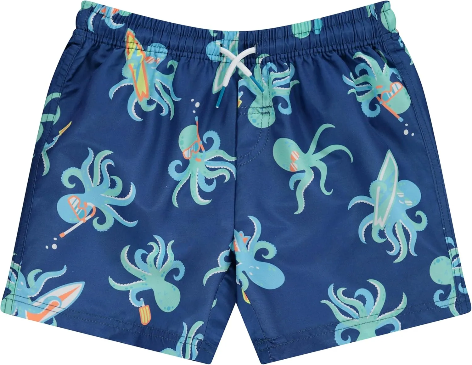 2 or 3-Pack Boys Swim Trunks, Kids Quick Dry Swimming Shorts with Liner - Solid/Printed Swimwear