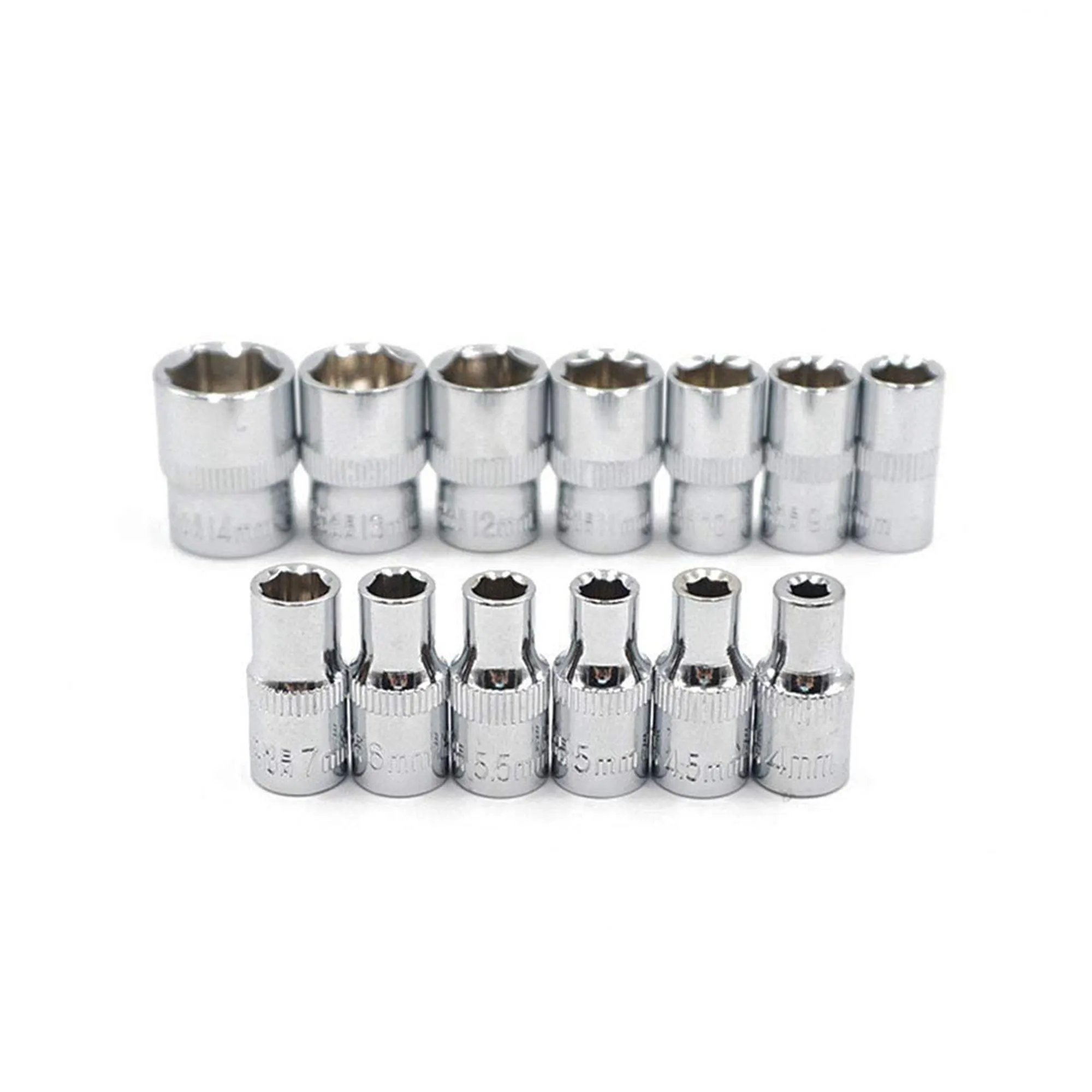 Aegon SS-46 1/4" 46 Pieces Heavy Duty Combinational Ratchet Socket Wrench Spanner Chrome Vanadium Hand Tool Kit For Repairing Work, DIY, Auto Repairs Car & Bike