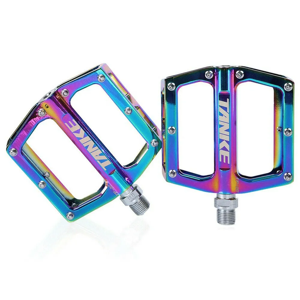 Bike Pedals Anti-Silp Aluminum MTB Pedals Bicycle Flat Pedal with Sealed Bearing for MTB Mountain Road Bicycle Folding Bike