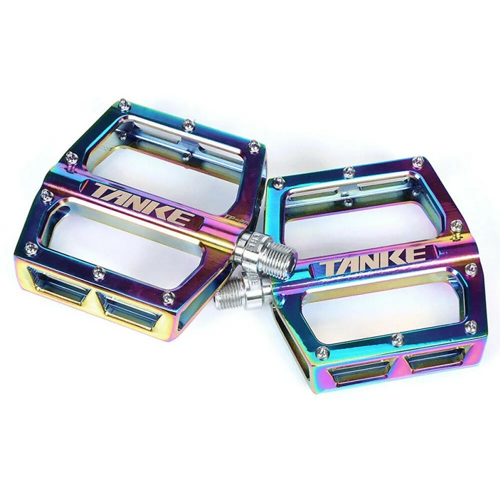 Bike Pedals Anti-Silp Aluminum MTB Pedals Bicycle Flat Pedal with Sealed Bearing for MTB Mountain Road Bicycle Folding Bike