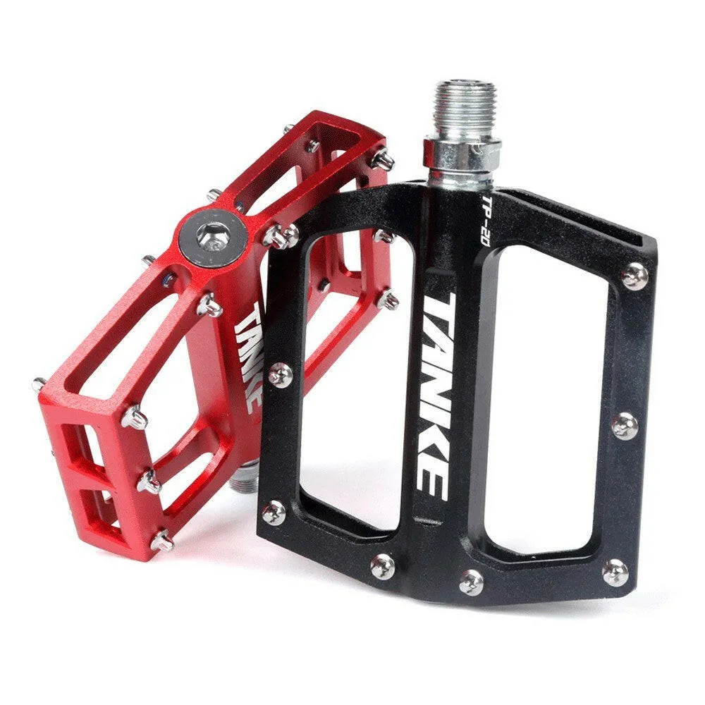 Bike Pedals Anti-Silp Aluminum MTB Pedals Bicycle Flat Pedal with Sealed Bearing for MTB Mountain Road Bicycle Folding Bike
