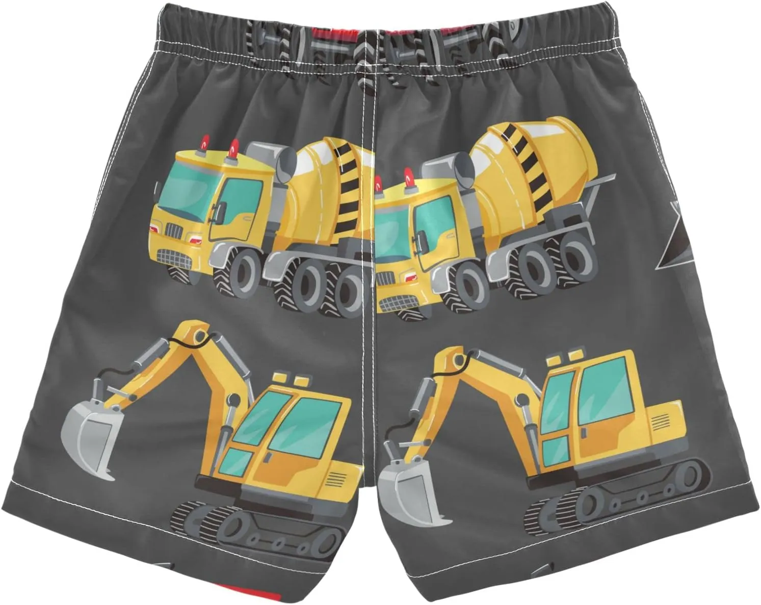 Boccsty 80S 90S Boys Swim Trunks Baby Kids Swimwear Summer Toddler Beach Board Shorts Bathing Suit 2T-XL