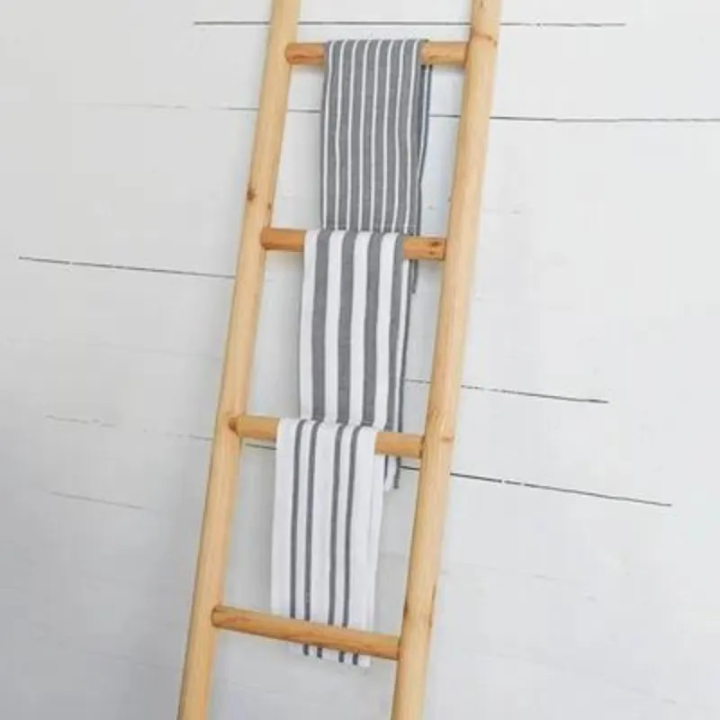 Charcoal Stripe Towel Set
