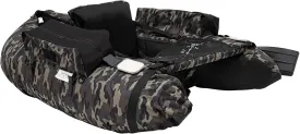Fishing Boat Outdoor Inflatable Float Tubes for Camouflage Belly Boats 286Lbs Load Capacity for Lakes Rivers Creeks Adjustable Backrest (90-180) with Two Buckle Straps (Camouflage)
