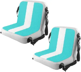 Inflatable Kayak Seat with Back Support, Inflatable Additional Paddle Board Seat for Inflatable Boards, Canoe Seat, Boat Seat, SUP Seat, Supportive Kayak Seats, 2 Pack