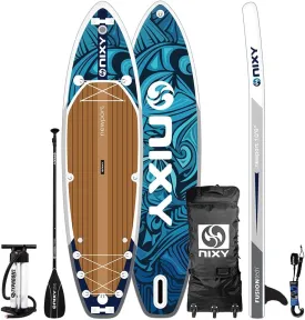 NIXY G5 Newport 106 x 32" Inflatable Paddle Board | High-Performance, Durable, and Lightweight SUP for All Skill Levels | Welded Seams | 300 lbs. Capacity