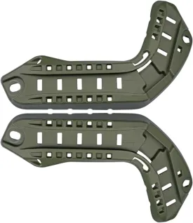 Replacement Add-on ARC Rails with NVG Bungee for HHV ATE Gen 1 & 2 Ballistic Helmet OPS Fast/XP High Cut Combat Helmet (Coyote Brown)