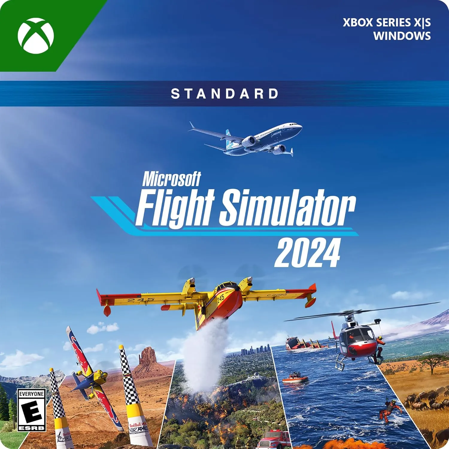 Thrustmaster TCA Yoke Boeing Edition   Microsoft Flight Simulator 2024 Standard [Digital Code]  Play on Xbox Series X|S and Windows PC