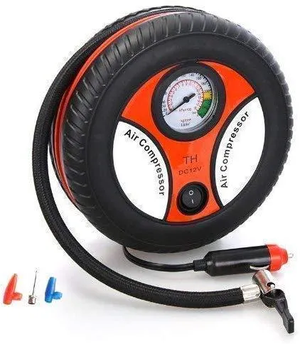 Tyre Air Compressor Pump Car & Bike Tyre Tire Inflator Pump Portable Electric Mini DC 12V
