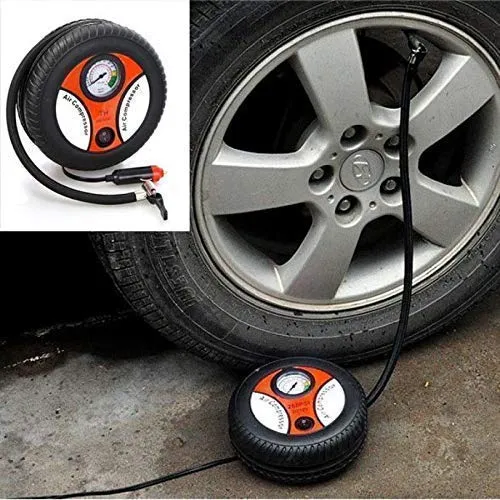 Tyre Air Compressor Pump Car & Bike Tyre Tire Inflator Pump Portable Electric Mini DC 12V