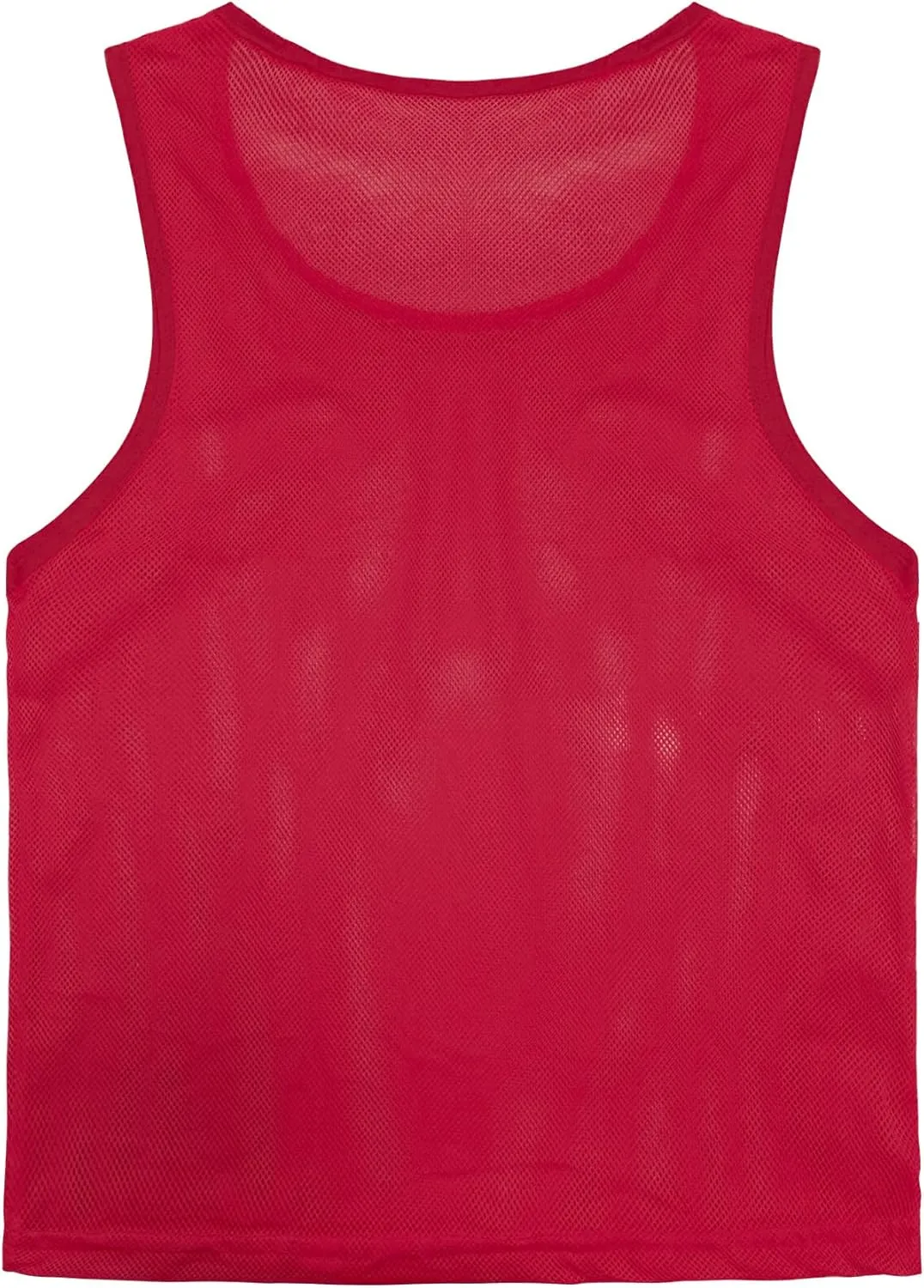 VOGRYE Pinnies Set of 12/24 Scrimmage Vests, Team Practice Sports for Child Youth/Adult, Lightweight Basketball Jersey