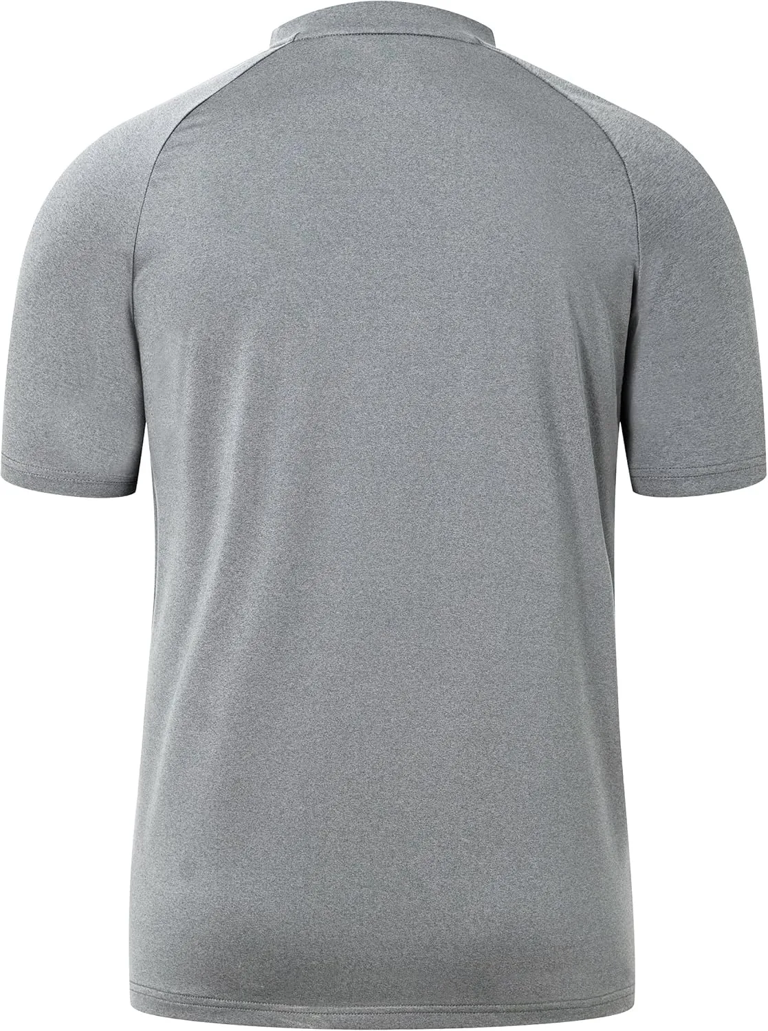 Willit Men's Tennis Shirts Golf Polo Quick Dry Lightweight Collarless Short Sleeve Henley Shirt for Men UPF 50 